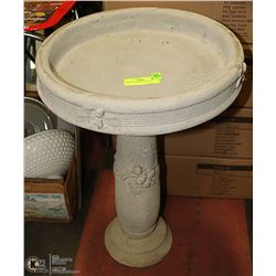 CONCRETE BIRDBATH 16" X 23"