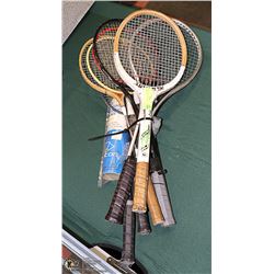 6 TENNIS PLUS BADMINTON RACKETTS