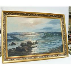 SEASCAPE PAINTING WITH COA