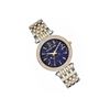 Image 3 : NEW MICHAEL KORS 2-TONE BLUE DIAL MSRP $325 39MM