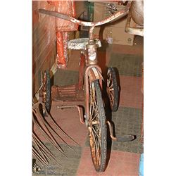 ANTIQUE RUSTY TRICYLE