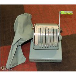 VINTAGE PAY MASTER 1950’S CHEQUE WRITER