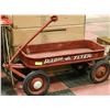 Image 1 : VINTAGE RED METAL RADIO FLYER WAGON