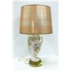 Image 1 : HAND PAINTED PORCELAIN TABLE LAMP
