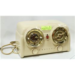 RARE VINTAGE CROSLEY RADIO WITH ALARM AND PLUG IN
