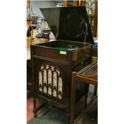 INLAID MARQUETRY ROSEWOOD MUSIC STAND - RARE WITH