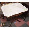 Image 1 : MARBLE TOP EASTLAKE PARLOR TABLE 30" TALL.