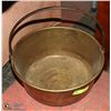 Image 1 : ANTIQUE BRASS POT WITH HANDLE