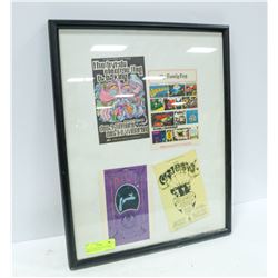 VINTAGE MINI POSTERS FRAMED