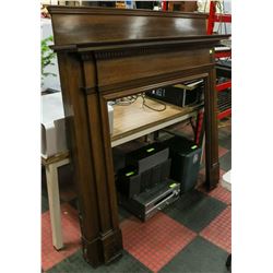 MAHOGANY FIRE PLACE MANTLE SURROUND APPROX