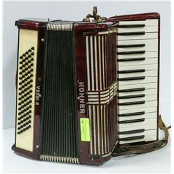 VINTAGE HORNER RED ACCORDIAN