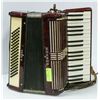 Image 1 : VINTAGE HORNER RED ACCORDIAN