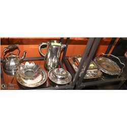 LOT OF ASSORTED ESTATE SERVICE WARE