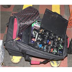 HOCKEY BAG WITH HOT WHEELS COLLECTIBLES