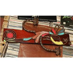 CANDLE HOLDER WALL PLAQUE WITH BIRDS