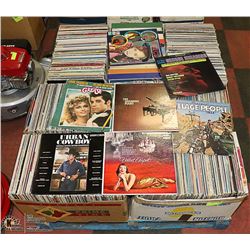 PALLET OF ASSORTED ALBUMS ROCK, COUNTRY & MORE