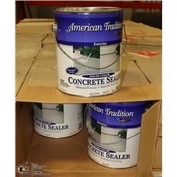 CASE OF CONCRETE STAIN GREY - 4 GALLONS PER CASE