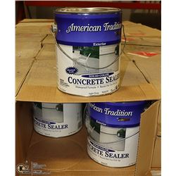 CASE OF CONCRETE STAIN GREY - 4 GALLONS PER CASE