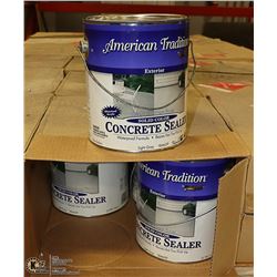 CASE OF CONCRETE STAIN GREY - 4 GALLONS PER CASE