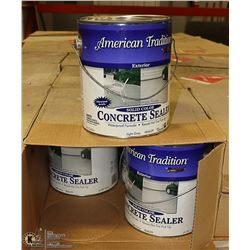 CASE OF CONCRETE STAIN GREY - 4 GALLONS PER CASE
