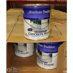 CASE OF CONCRETE STAIN GREY - 4 GALLONS PER CASE