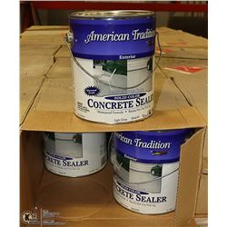 CASE OF CONCRETE STAIN GREY - 4 GALLONS PER CASE