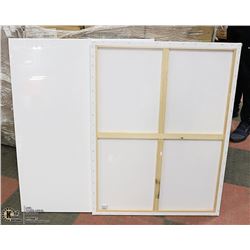 LOT OF 2 ARTISTIC PAINTING CANVASES 30" X 40"