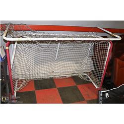 LOT OF 2 HOCKEY NETS AS IS