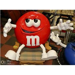 RED M&M CHARACTER DISPLAY