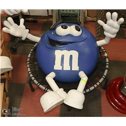 BLUE M&M CHARACTER DISPLAY