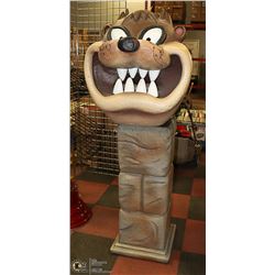 TAZ FIGURE ON PEDESTAL