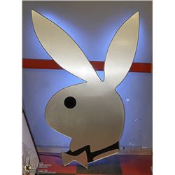 PLAYBOY BUNNY NEON LIGHTED WALL LIGHT APPROX 5FT