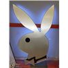 Image 1 : PLAYBOY BUNNY NEON LIGHTED WALL LIGHT APPROX 5FT