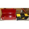 Image 1 : LOT OF 2 ASSORTED TOOL BOXES, ONE STANLEY ONE