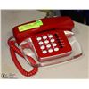 Image 1 : COLLECTIBLE RED PUSH BUTTEN PHONE