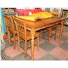 Image 1 : DINING ROOM SET - DINING ROOM TABLE AND CHAIRS