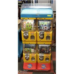 TOMY DOUBLE BANK TOY DISPENSER MACHINE