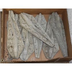 7 CONCRETE ALLIGATORS 16" LONG