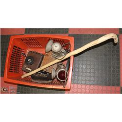 VINTAGE TELEPHONE  PLUS 2 LANTERNS