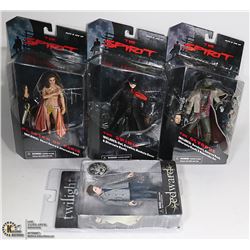 LOT OF FOUR ASSORTED COLLECTOR ACTION FIGURES