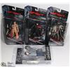 Image 1 : LOT OF FOUR ASSORTED COLLECTOR ACTION FIGURES