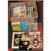 Image 1 : BOX OF VINTAGE COOKBOOKS AND MORE