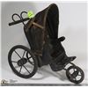 Image 1 : .VINTAGE STYLE WOOD AND METAL STROLLER