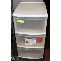 GRACIOUS LIVING 3 DRAWER STORAGE CONTAINER ON