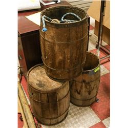 LOT OF 3 NAIL KEGS