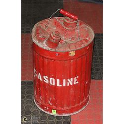 VINTAGE METAL GASOLINE CAN