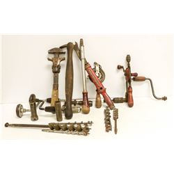 BOX OF VINTAGE TOOLS