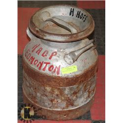 SMALL VINTAGE CREAM CAN