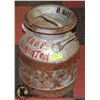Image 1 : SMALL VINTAGE CREAM CAN