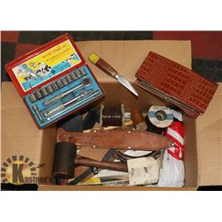 SMALL METAL BOX OF SOCKET SET 8" BOX PLUS